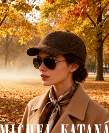 Кепка с козырьком, Бейсболка Мужская-Унисекс TWEED GLASGOW ACORN из твида (Плотная Костюмно-Блейзерная ШЕРСТЬ) TWEED.6-GLASGOW/ACORN